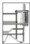 INDESIT DIC3B+16A - VOLETS Pliables avec positions ajustables - 1