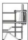 INDESIT DIC3B+16A - OPVOUWBARE KLEPPEN MET VERSTELBARE STAND - 1