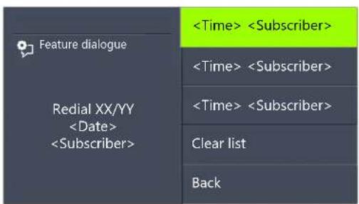 Swyx Phone L62 - This is how you edit the Redial List - 1
