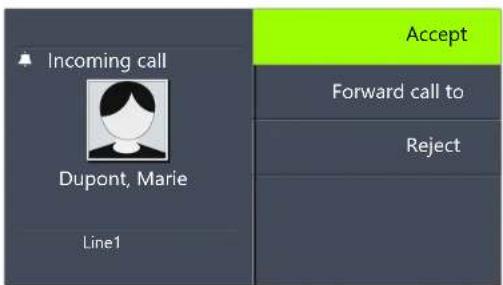 Swyx Phone L62 - This is how you transfer a call without accepting - 1