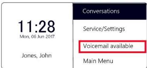 Swyx Phone L62 - This is how you check your voicemails with SwyxPhone - 1