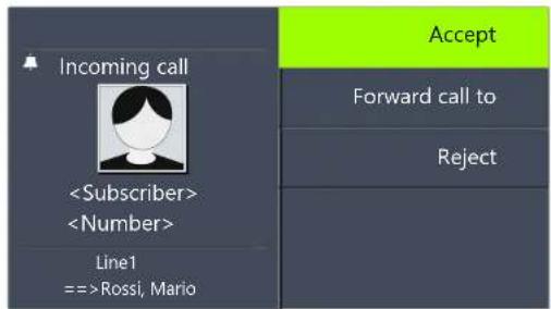 Swyx Phone L62 - How do I pick up a call? - 4