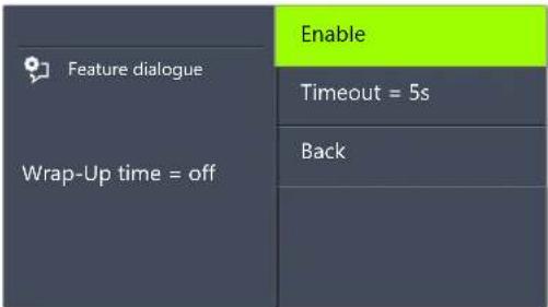 Swyx Phone L62 - This is how you set the wrap-up time - 4
