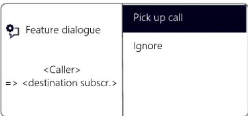 Swyx Phone L62 - How do I pick up a call? - 1