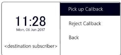 Swyx Phone L62 - This is how you reject Callback on busy - 1