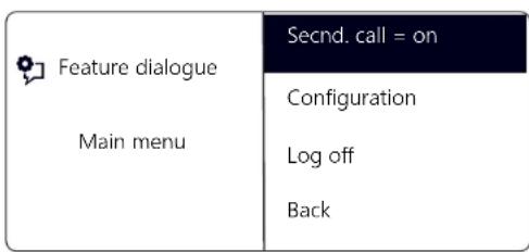 Swyx Phone L62 - Secondary call - 1