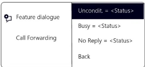 Swyx Phone L62 - This is how you define "Call Forwarding Busy" - 1