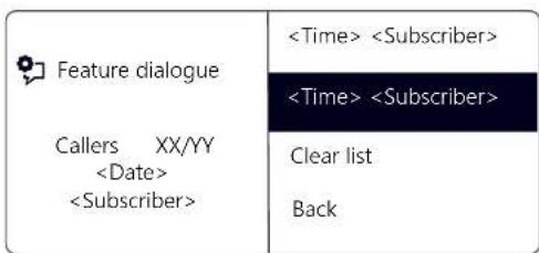 Swyx Phone L62 - This is how you edit an entry in the Caller List - 1