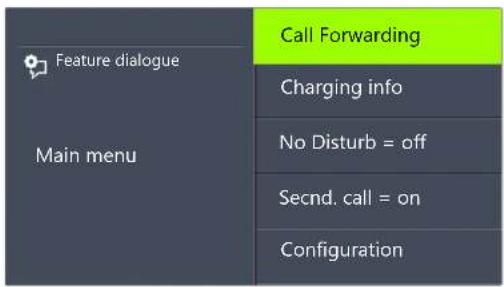 Swyx Phone L62 - This is how you define "Call Forwarding Unconditional" - 1