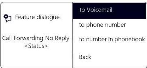 Swyx Phone L66 - This is how you define Call Forwarding No Reply - 1