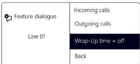 Swyx Phone L66 - This is how you set the wrap-up time - 2