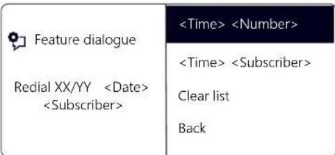 Swyx Phone L66 - This is how you edit the Redial List - 1
