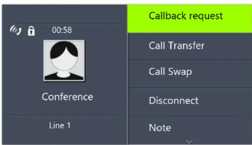 Swyx Phone L66 - This is how you start a conference call - 1