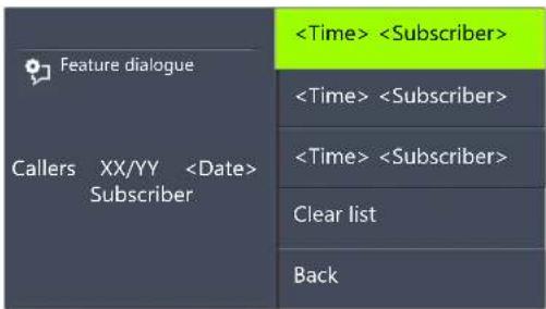 Swyx Phone L66 - This is how you edit an entry in the Caller List - 1
