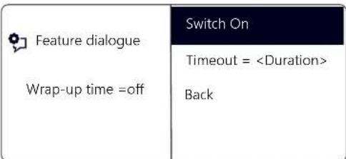 Swyx Phone L66 - This is how you set the wrap-up time - 3