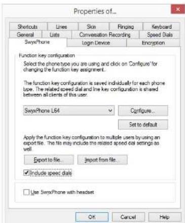 Swyx Phone L66 - This is how you configure the buttons for SwyxPhone in SwyxIt! - 1