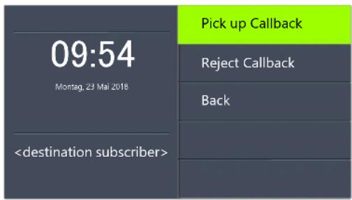 Swyx Phone L66 - This is how you reject Callback on busy - 1