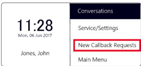 Swyx Phone L66 - This is how you answer a callback request - 1