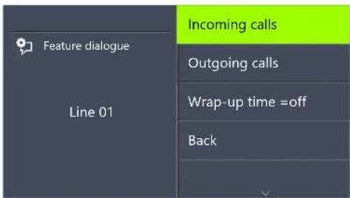 Swyx Phone L66 - This is how you set the wrap-up time - 3
