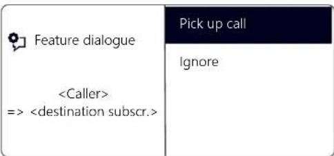 Swyx Phone L66 - How do I pick up a call? - 1