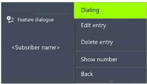Swyx Phone L66 - This is how you edit an entry in the Personal Phonebook - 1