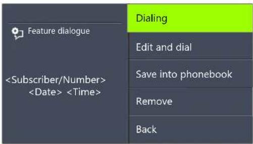 Swyx Phone L66 - This is how you edit the Redial List - 2