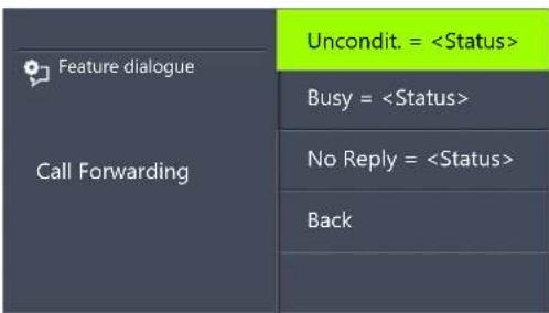 Swyx Phone L66 - This is how you define "Call Forwarding Busy" - 2