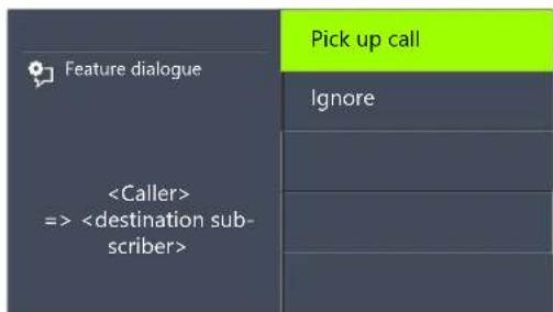 Swyx Phone L66 - How do I pick up a call? - 1