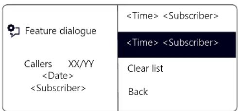 Swyx Phone L66 - This is how you edit an entry in the Caller List - 1