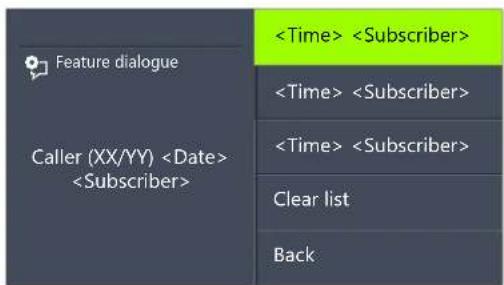 Swyx Phone L66 - This is how you delete the Caller List - 1