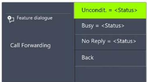 Swyx Phone L66 - This is how you define "Call Forwarding Unconditional" - 2