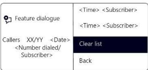 Swyx Phone L66 - This is how you delete the Redial List - 1