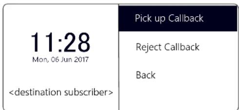 Swyx Phone L66 - This is how you reject Callback on busy - 1