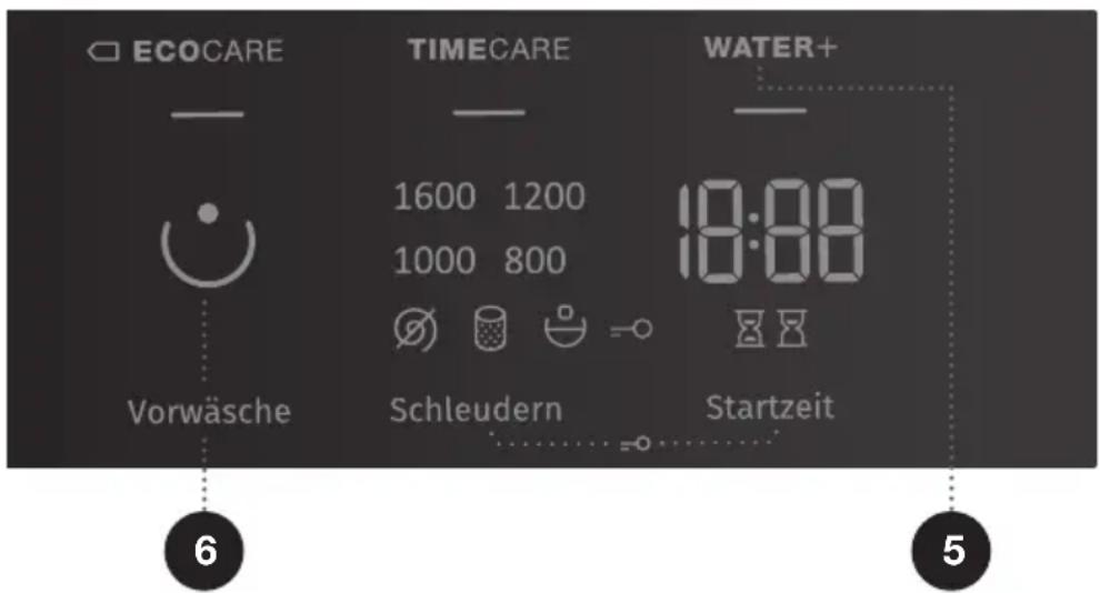 GORENJE WEI86CPS - SCHRITT: AUSWAHL VON ZUSATZFUNKTIONEN - 1