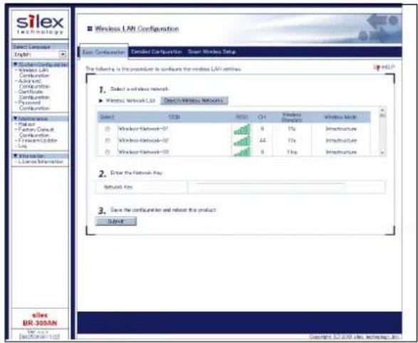Silex BR-310AC - How to reset BR-310AC to factory defaults using the Web configuration interface: - 1