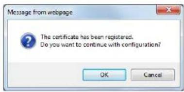 Silex BR-310AC - In the certificate configuration page, click Browse to specify the certificate file to use. After the certificate file is specified, click Submit. - 2