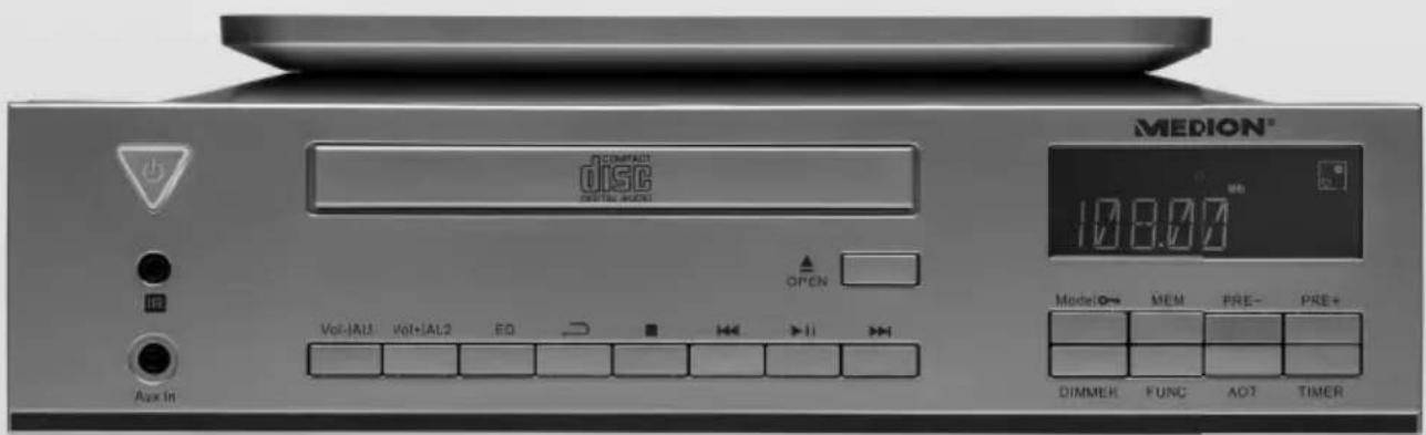 MEDION LIFE E69644 (MD 83963) - Stereo-CD-Unterbauradio - 1