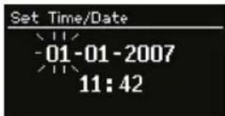 Set Time/Date -01-01-2007 11:42