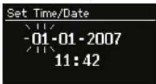 Set Time/Date -01-01-2007 11:42