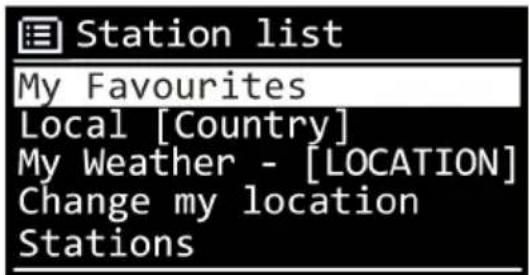MEDION P85055 (MD 86062) - Selezione dei servizi radio - 1