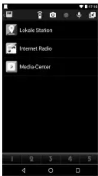Lokale Station Internet Radio Media-Center