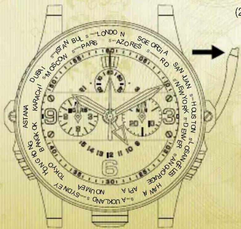 Vogard Chronozoner - Neue Destination einstellen - 1