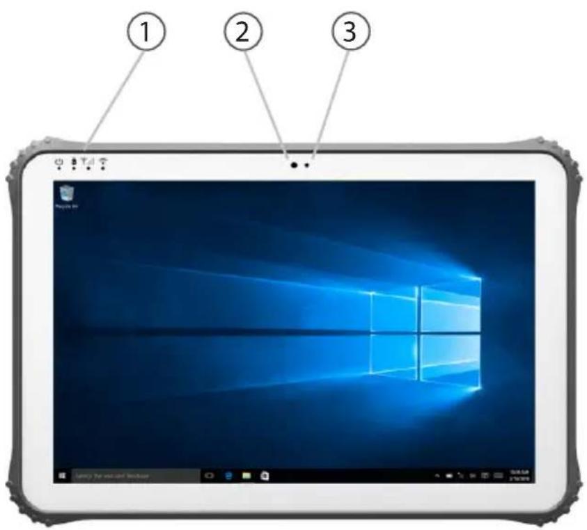Logic Instrument Fieldbook K122 - Description of the tablet - 1