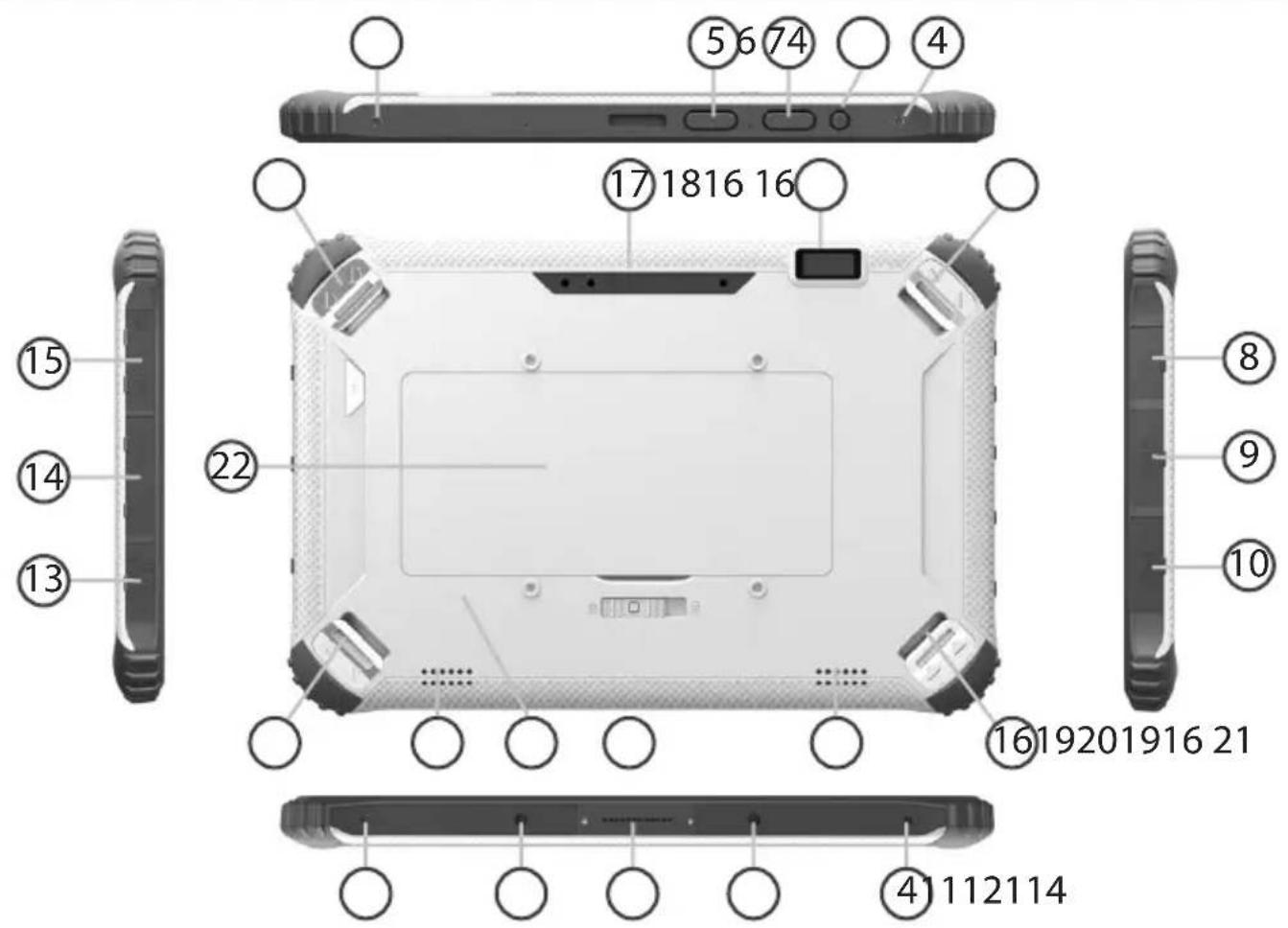 Logic Instrument Fieldbook K122 - Description of the tablet - 2