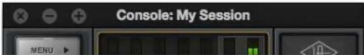 Universal Audio Apollo Solo USB - Window Title Bar - 1