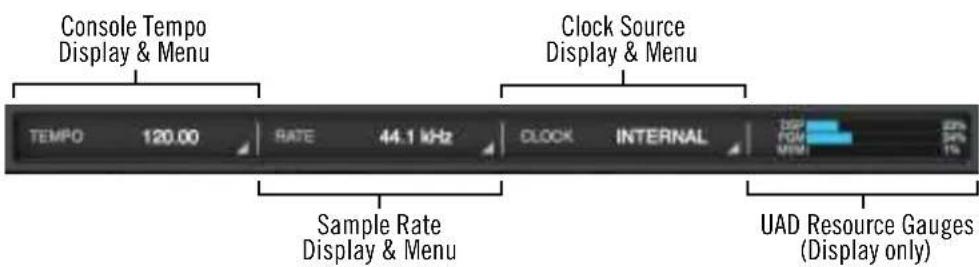 Universal Audio Apollo Solo USB - Info Bar Overview - 1