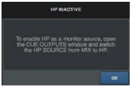 Universal Audio Apollo Solo USB - HP INACTIVE Dialog - 1