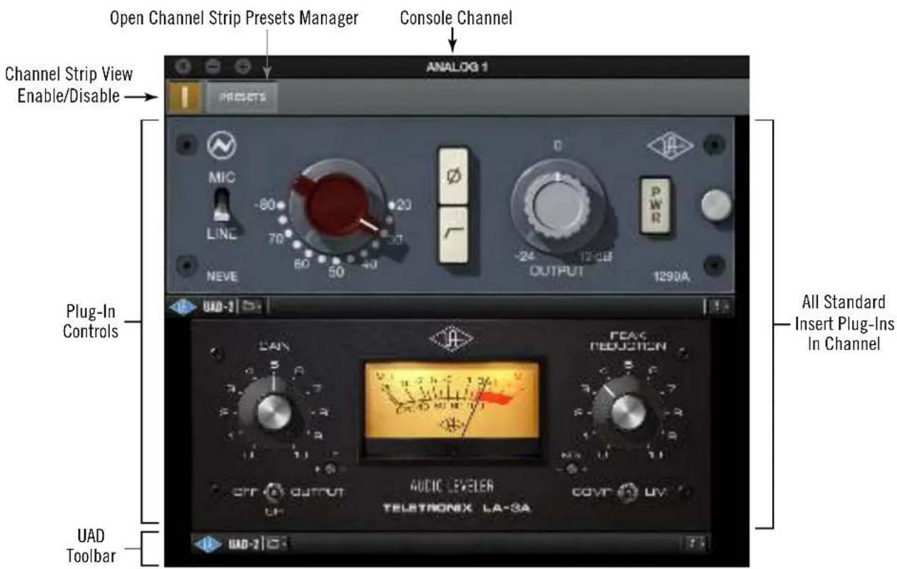 Universal Audio Apollo Solo USB - Channel Strips - 1