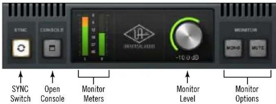 Universal Audio Apollo Solo USB - Console Recall Controls - 1