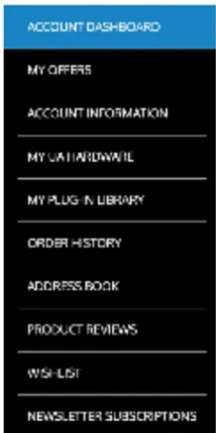 Universal Audio Apollo Solo USB - Account Details - 1